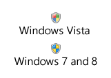 UAC Shield Icons on Windows Vista